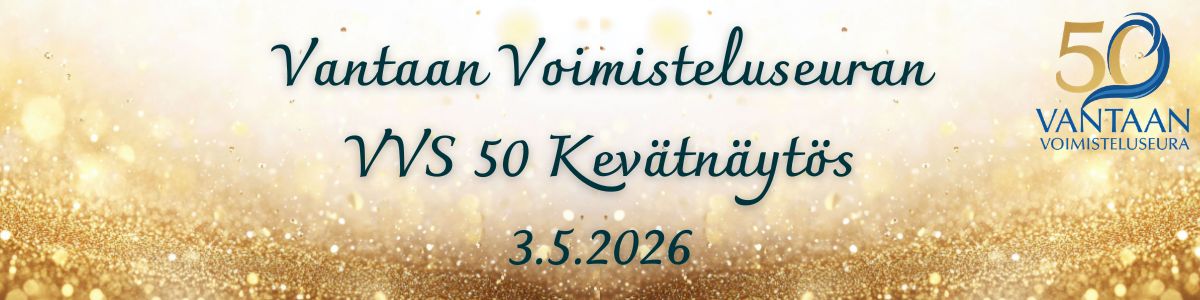 Vantaan Voimisteluseuran VVS 50 Kevätnäytös, Vantaa 3.5.2026